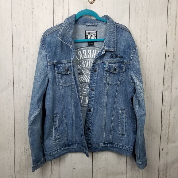 ed sheeran denim jacket